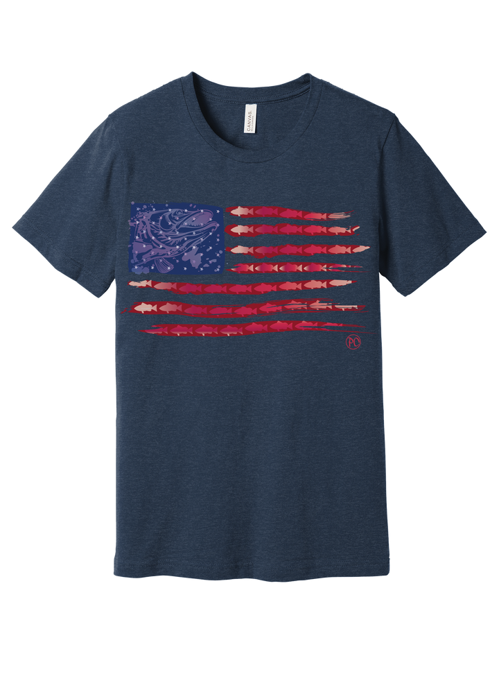 American Fish Flag T-Shirt